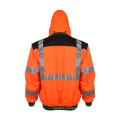 Hi Vis Reflective Safeyt Jaqueta com capuz